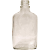 200 ml Clear Glass Flask Bottles
