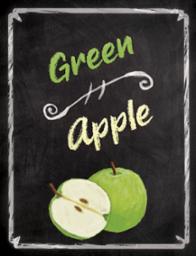 Green Apple Wine Label